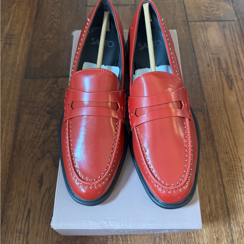 Franco Sarto Red Loafers